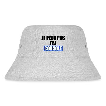 Je peux pas j'ai console - Bob recyclé Stanley/Stella - gris chiné - Devant