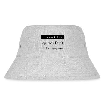 bday present funny quote bird birthday present fun - Stanley/Stella Recycled Bucket Hat - heather grey - Front