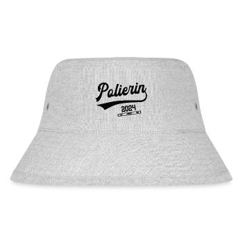 Polierin 2024 Beruf Polier Azubi Lehrling Lehre - Stanley/Stella recycelter Bucket Hat - Grau meliert - Vorne