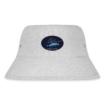 Fisherman from father to son - Passion pêche - Stanley/Stella Recycled Bucket Hat - heather grey - Front