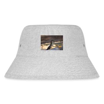 Der Reiher - Stanley/Stella recycelter Bucket Hat - Grau meliert - Vorne