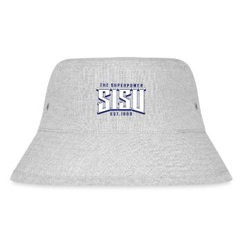 Content Superpower Logo Printing - Stanley/Stella Recycled Bucket Hat - heather grey - Front