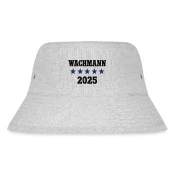 Wachmann 2025 Beruf Wachdienst Sicherheitsdienst - Stanley/Stella recycelter Bucket Hat - Grau meliert - Vorne
