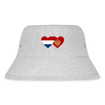 Holland Montenegro flag - Stanley/Stella Recycled Bucket Hat - heather grey - Front