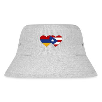 Arménie Cœur de drapeau de Cuba - Bob recyclé Stanley/Stella - gris chiné - Devant