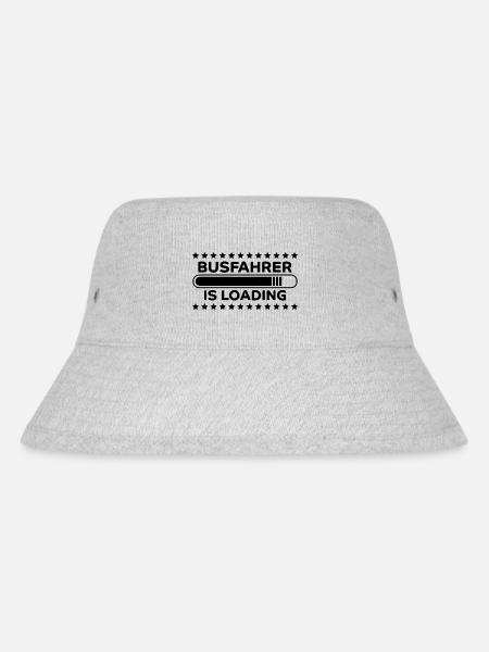 Busfahrer Spruch Beruf Lustiges Busfahrer Geschenk - Stanley/Stella recycelter Bucket Hat - Grau meliert