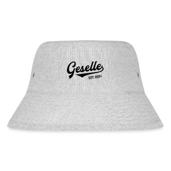 Geselle 2024 Gesellenprüfung bestanden Ausbildung - Stanley/Stella recycelter Bucket Hat - Grau meliert - Vorne