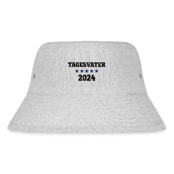 Tagesvater 2024 Tagespapa Werden Beruf Erzieher - Stanley/Stella recycelter Bucket Hat - Grau meliert - Vorne
