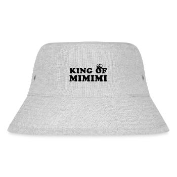 King of Mimimi - rumheulen Spruch - Stanley/Stella recycelter Bucket Hat - Grau meliert - Vorne