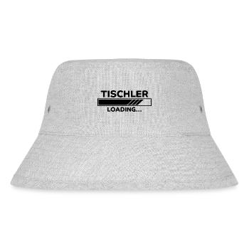 Tischler Spruch Beruf Lustiges Tischler Geschenk - Stanley/Stella recycelter Bucket Hat - Grau meliert - Vorne