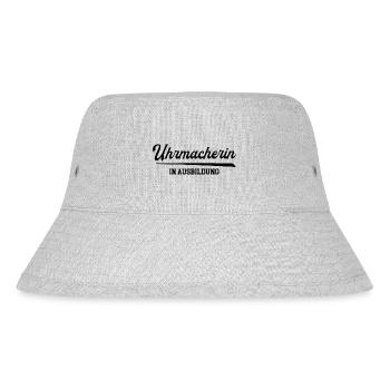 Uhrmacherin in Ausbildung Uhrmacherausbildung - Stanley/Stella recycelter Bucket Hat - Grau meliert - Vorne