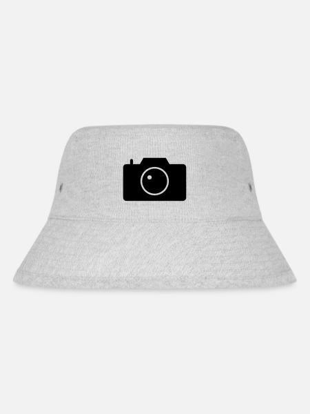 Kamera - Stanley/Stella recycelter Bucket Hat - Grau meliert