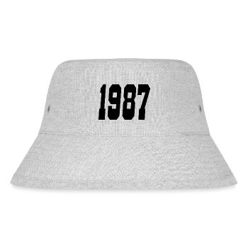 1987 - Stanley/Stella Recycled Bucket Hat - heather grey - Front