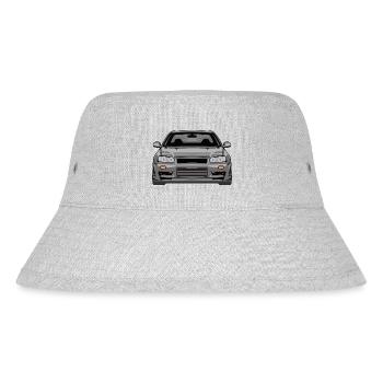 Legends never the skyline r34 gtr - Stanley/Stella Recycled Bucket Hat - heather grey - Front