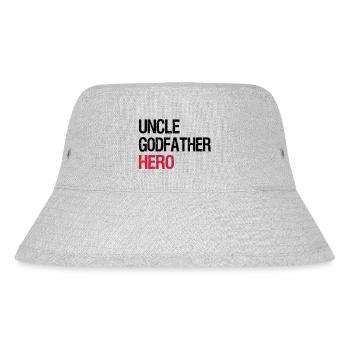 uncle - Stanley/Stella Recycled Bucket Hat - heather grey - Front