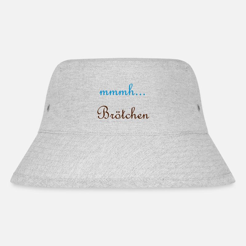 Brötchen - Stanley/Stella recycelter Bucket Hat - Grau meliert