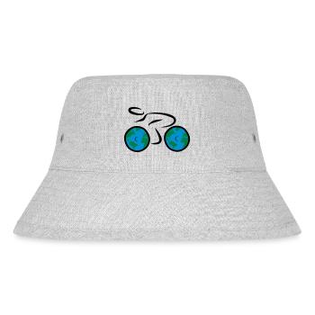 Fahrrad - Stanley/Stella recycelter Bucket Hat - Grau meliert - Vorne