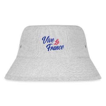 France Français Française French Frankreich - Stanley/Stella Recycled Bucket Hat - heather grey - Front