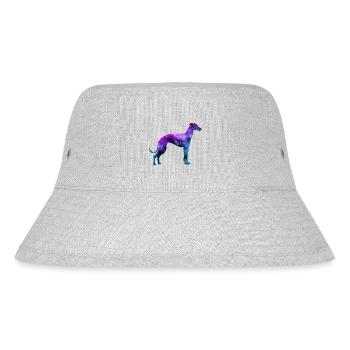 Weltraumhund - Stanley/Stella recycelter Bucket Hat - Grau meliert - Vorne