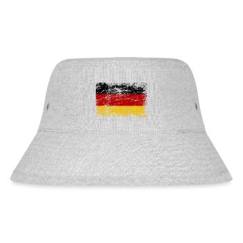 German flag in vintage style - Stanley/Stella Recycled Bucket Hat - heather grey - Front