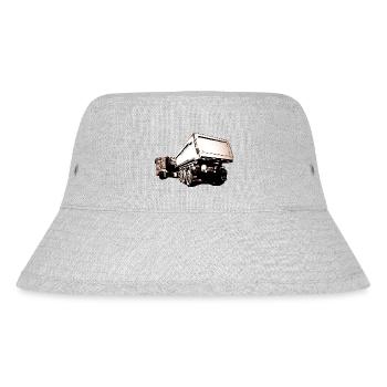Trucks - Stanley/Stella Recycled Bucket Hat - heather grey - Front