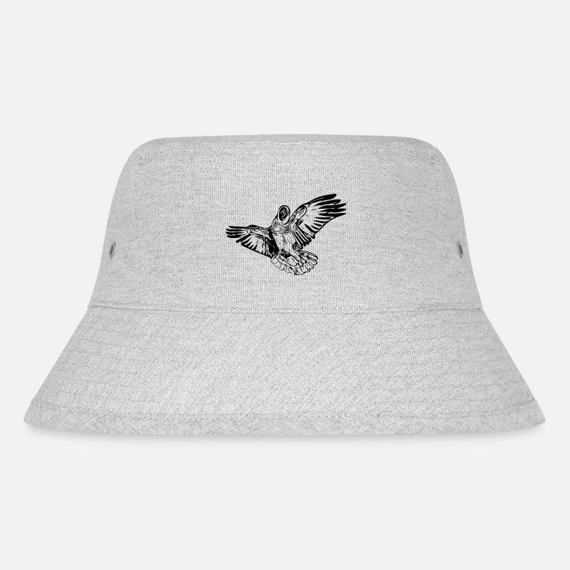 Parrot Vintage Bird Flight Dessin - Bob recyclé Stanley/Stella - gris chiné