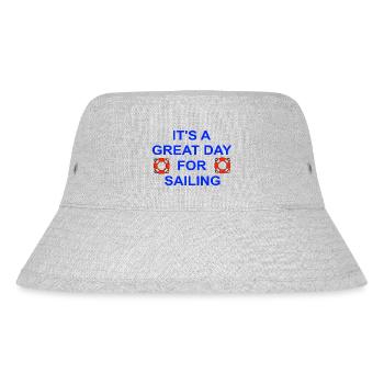 Sail - Stanley/Stella Recycled Bucket Hat - heather grey - Front