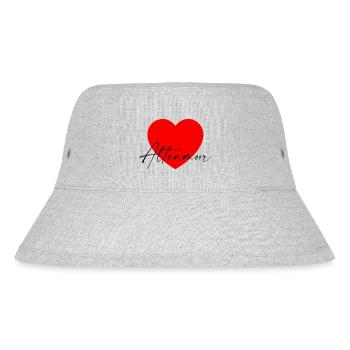 i Love Altenmoor - Stanley/Stella recycelter Bucket Hat - Grau meliert - Vorne