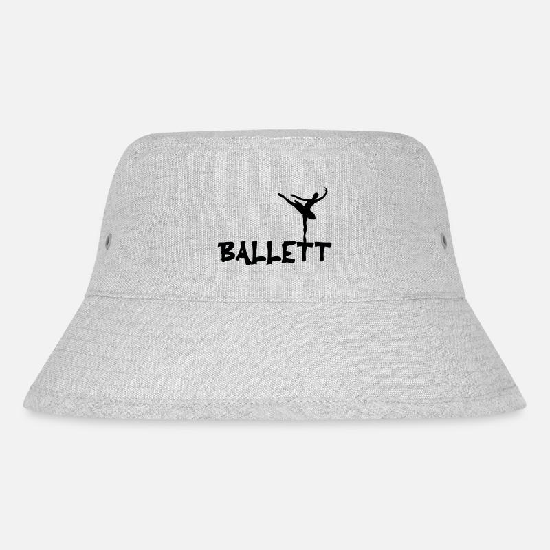 Ballett - Stanley/Stella recycelter Bucket Hat - Grau meliert