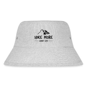 Adventure Travel Hiking Mountain - Stanley/Stella Recycled Bucket Hat - heather grey - Front