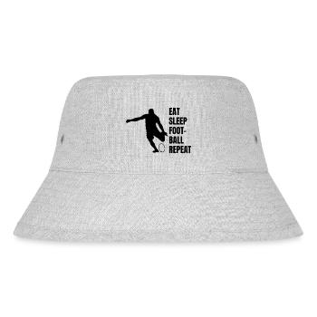 Footballspieler Footballtrainer American Football - Stanley/Stella recycelter Bucket Hat - Grau meliert - Vorne