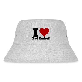 I Love Bad Endorf - Stanley/Stella recycelter Bucket Hat - Grau meliert - Vorne