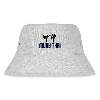 muay thai - Stanley/Stella recycelter Bucket Hat - Grau meliert - Vorne