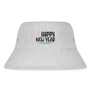 Design Happy New Year - Bob recyclé Stanley/Stella - gris chiné - Devant