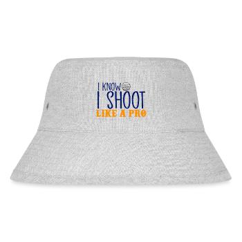 sports - Stanley/Stella recycelter Bucket Hat - Grau meliert - Vorne