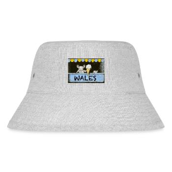 Micecream Wales - Stanley/Stella Recycled Bucket Hat - heather grey - Front