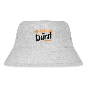 Vater hat Durst - Vatertag - Trinken - Männertag - Stanley/Stella recycelter Bucket Hat - Grau meliert - Vorne