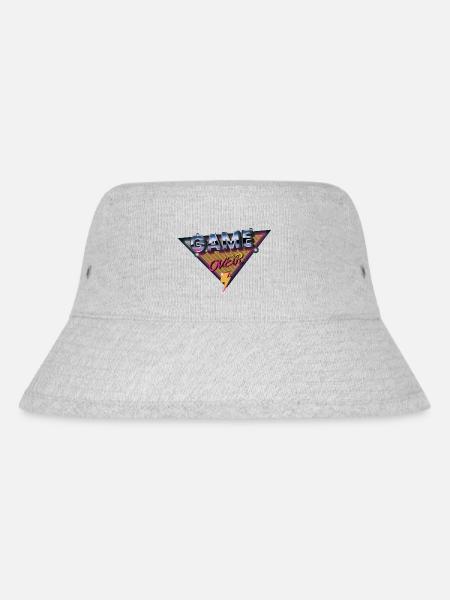 Game Over - Stanley/Stella recycelter Bucket Hat - Grau meliert