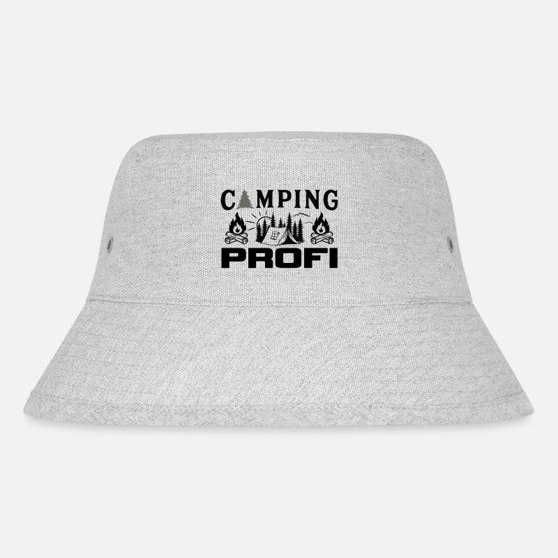 Camping Profi - Stanley/Stella recycelter Bucket Hat - Grau meliert