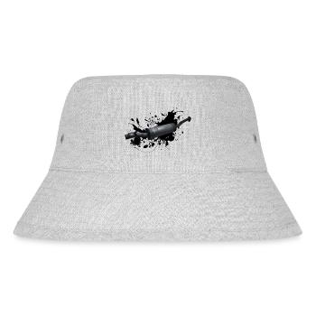 Auspuff: Klangvolle Performance - Stanley/Stella recycelter Bucket Hat - Grau meliert - Vorne