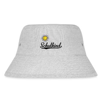 Schulkind - Stanley/Stella recycelter Bucket Hat - Grau meliert - Vorne