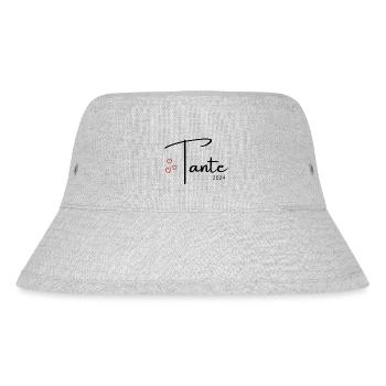 Tante 2024 - Stanley/Stella recycelter Bucket Hat - Grau meliert - Vorne