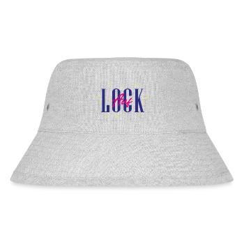 Auf Lock - Stanley/Stella recycelter Bucket Hat - Grau meliert - Vorne