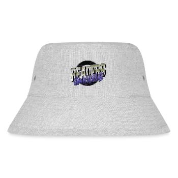 i love books quote bibliophile joke funny quote - Stanley/Stella recycelter Bucket Hat - Grau meliert - Vorne