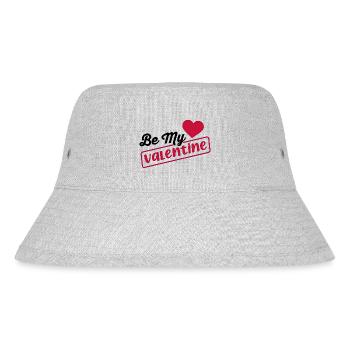Love me Valentine Happy Valentines Valentines - Stanley/Stella Recycled Bucket Hat - heather grey - Front