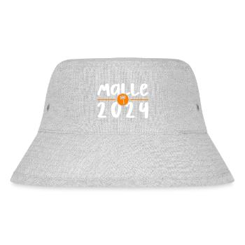 Malle 2024 - Stanley/Stella recycelter Bucket Hat - Grau meliert - Vorne