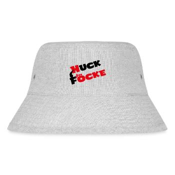 Fuck Höcke - Stanley/Stella recycelter Bucket Hat - Grau meliert - Vorne
