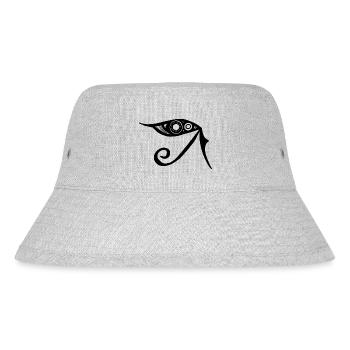 horusauge - Stanley/Stella recycelter Bucket Hat - Grau meliert - Vorne