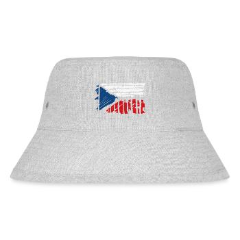 tschechien - Stanley/Stella recycelter Bucket Hat - Grau meliert - Vorne