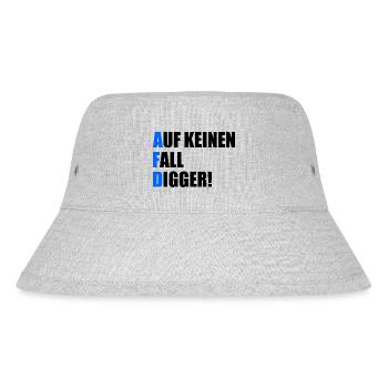 Definitely not digga - Stanley/Stella Recycled Bucket Hat - heather grey - Front